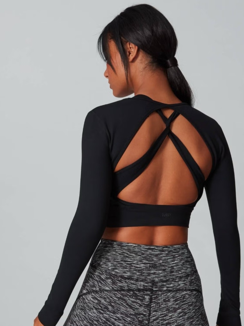 Dry-Tech Open Back Crop Top (NWT)